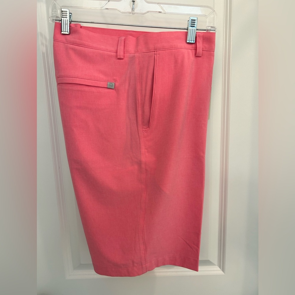 NEW Peter Millar Crown Sport Shackleford Performance Hybrid Shorts Pink - Picture 11 of 13